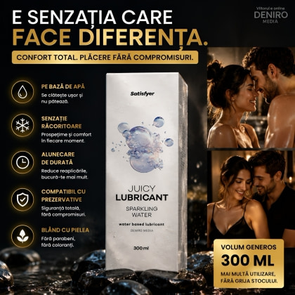 Satisfyer Sparkling Water Lubrifiant Pe Bază De Apă 300 ml