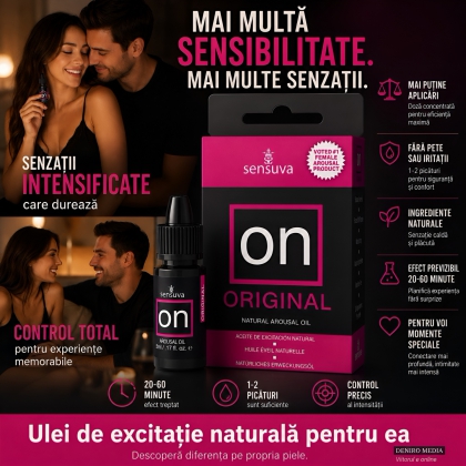 Sensuva On Original Ulei Amplificator De Senzații 5 ml