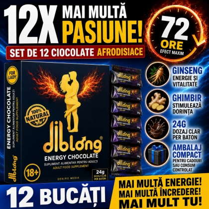 Set 12 x Ciocolată Afrodisiacă Pentru Femei 24g