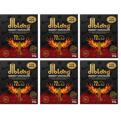 Set 6 x Ciocolată Afrodisiacă Pentru Bărbați Diblong 24g