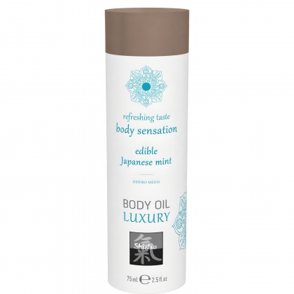 Shiatsu Luxury – Ulei Comestibil Menta Japoneză, 75 ml