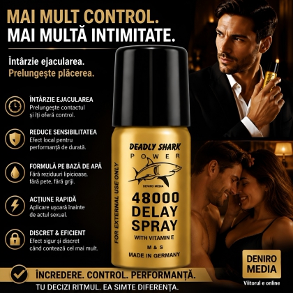 Spray Concentrat Deadly Shark Power 48000, Vitamină E - 40ml