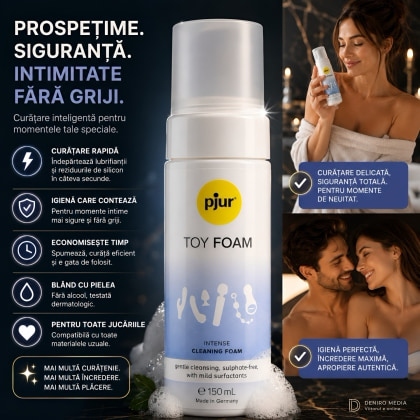 Spumă De Curățare Pjur Toy Foam 150 ml