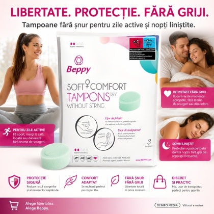 Tampoane Beppy Soft And Confort Dry 30 Bucăți