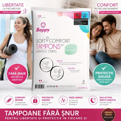 Tampoane Beppy Soft And Confort Dry 30 Bucăți