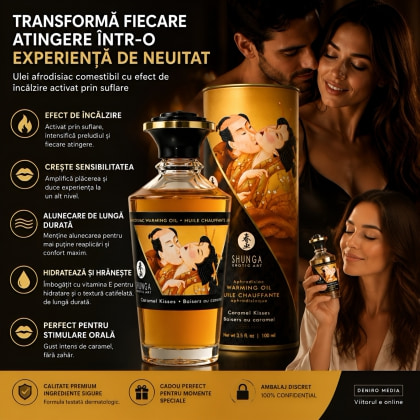 Ulei Masaj Aphrodisiac Warming Oil Caramel 100ml