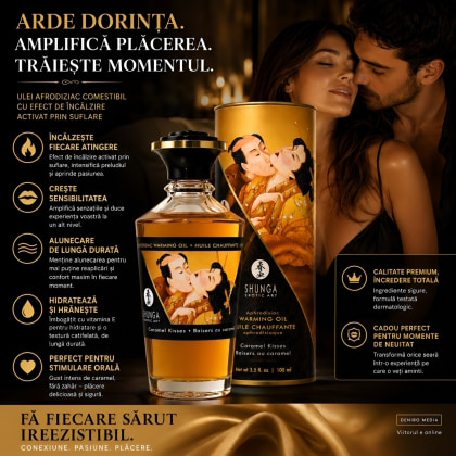Ulei Masaj Aphrodisiac Warming Oil Caramel 100ml