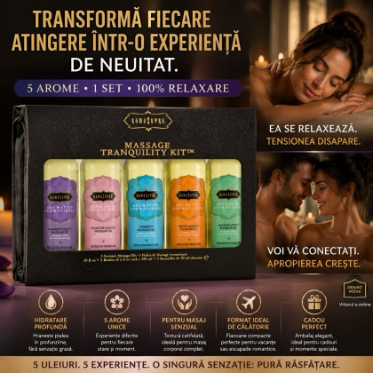 Ulei Masaj Kama Sutra Tranquility Kit Aromatics 295ml