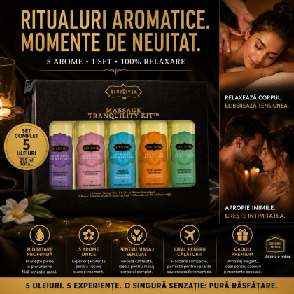 Ulei Masaj Kama Sutra Tranquility Kit Aromatics 295ml