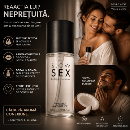 Ulei Masaj Slow Sex Warming Massage Oil 50ml