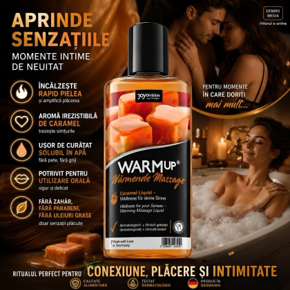 Ulei Masaj Warm Up Caramel Hot Effect 150ml