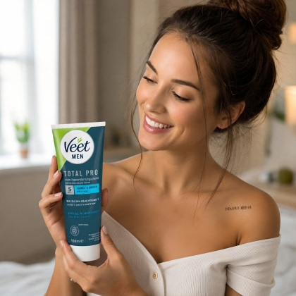 Veet Men TOTAL PRO Depilare Intimă Rapidă 5–10 Min
