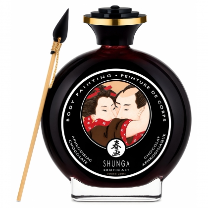 Vopsea Comestibilă Shunga Body Ciocolată 100ml
