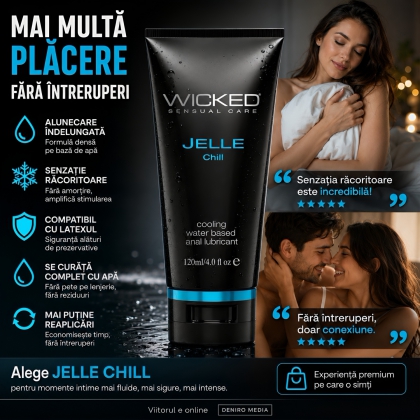 Wicked Jelle Chill Lubrifiant Anal Răcoritor 120ml