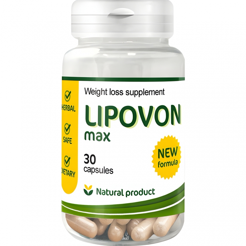 Lipovon Max Capsule Pentru Slăbit Rapid 30 capsule
