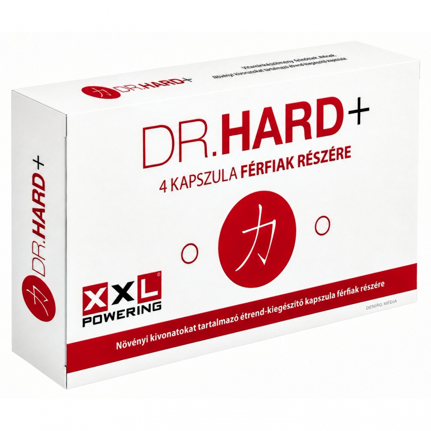 4 Capsule Dr. Hard+ Pentru Potență Naturală