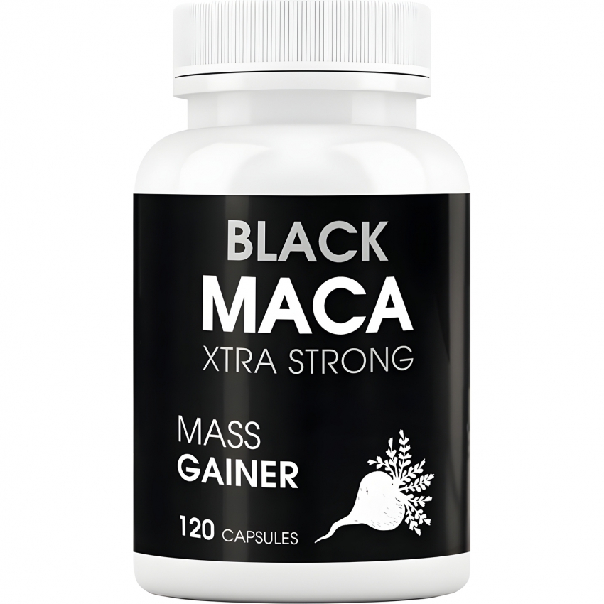 Black Maca Xtra Strong Capsule Pentru Masă Musculară 120buc