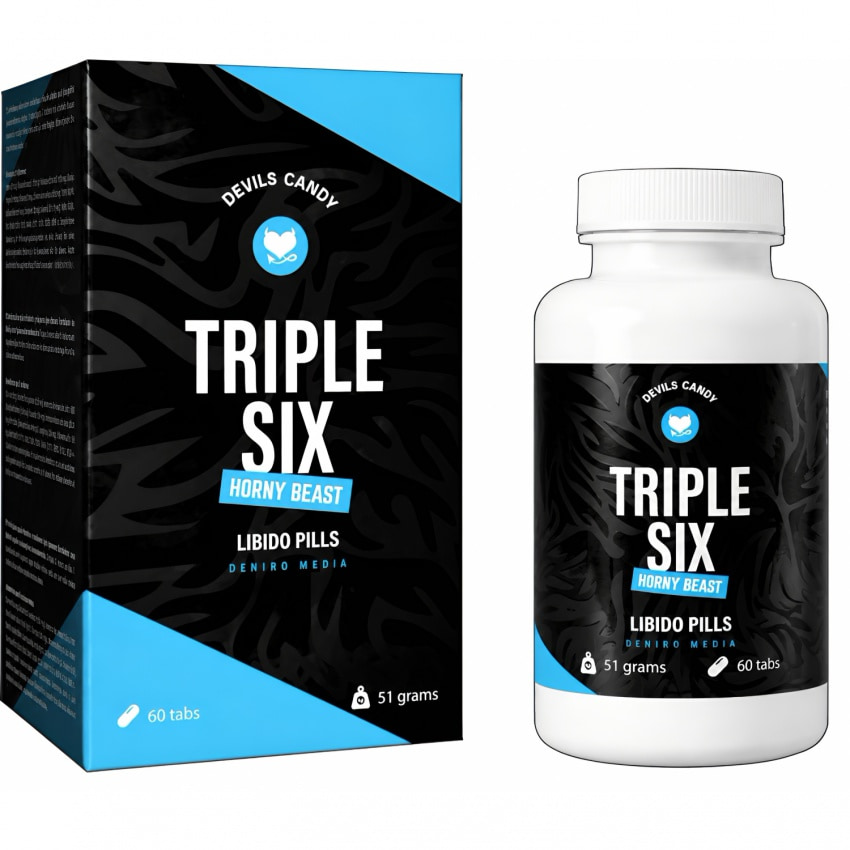 Afrodisiac Pastile Devils Candy Triple Six 60 Capsule