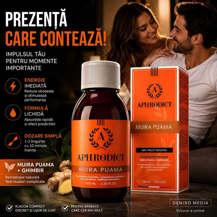 Aphrodict Muira Puama — Sculare Naturală 100 ml