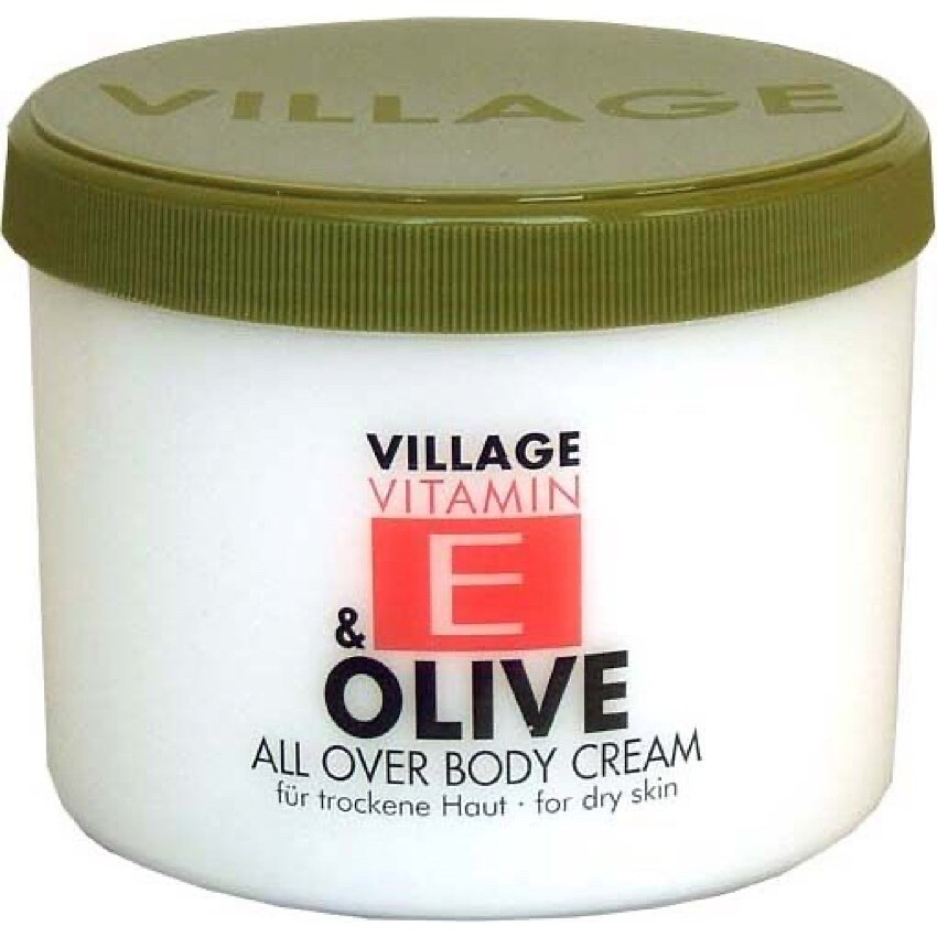 Cremă Corp Cu Vitamină E Și Măsline Village Cosmetics 500ml