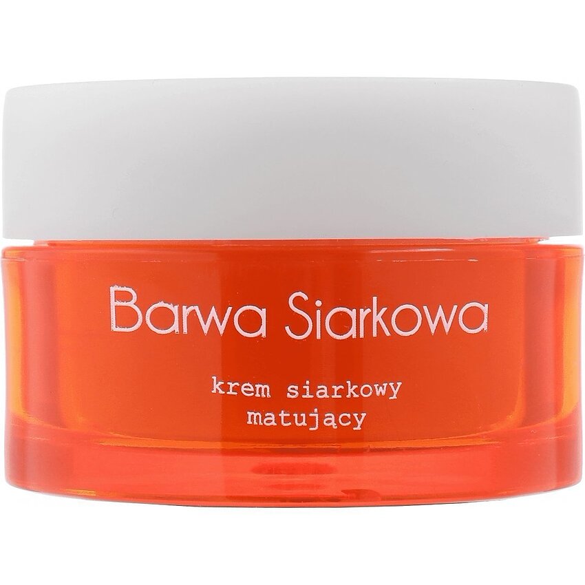 Cremă facială matifiantă și antibacteriană cu sulf Barwa 50ml