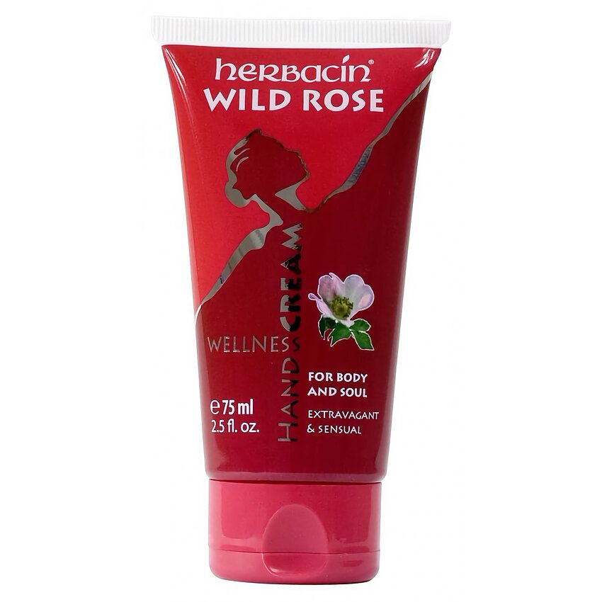 Cremă mâini cu trandafir sălbatic, Herbacin, 75 ml