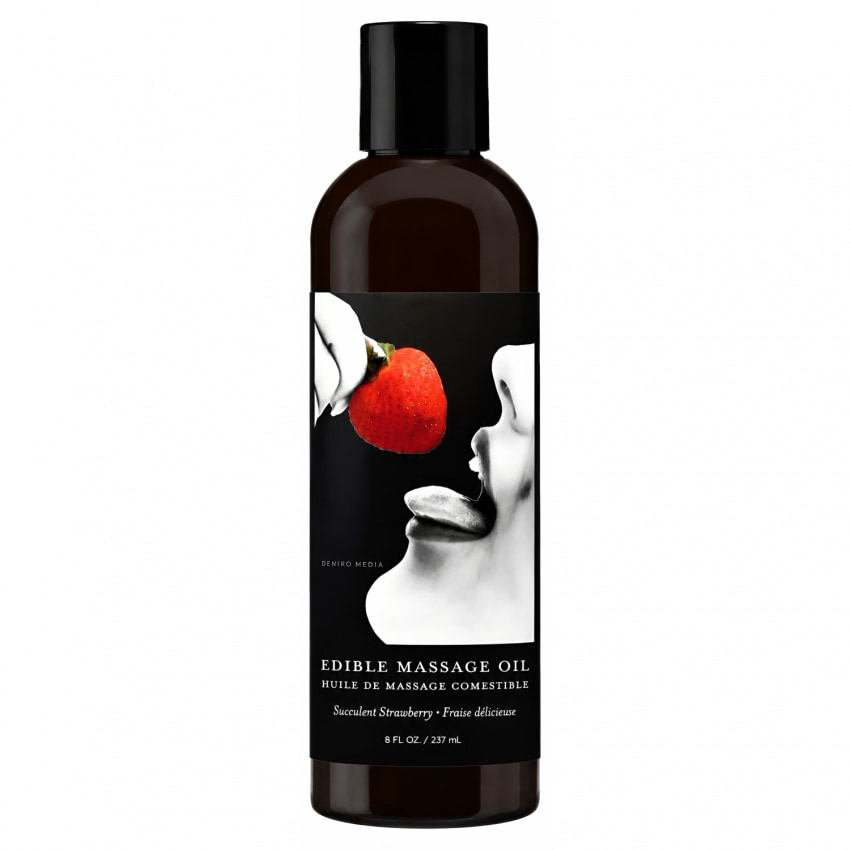 Edible Massage Oil-Strawberry 236ml