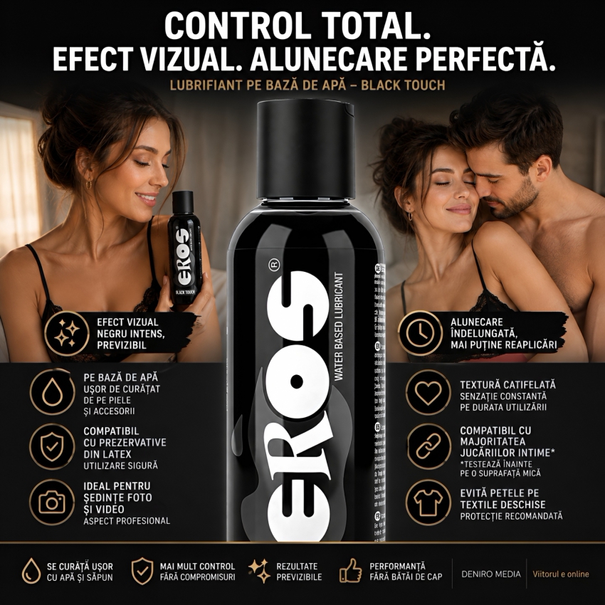 Eros Black Touch 150 ml — Gel Lubrifiant Obscur Intens