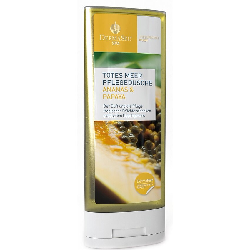 Gel de duș cu ananas și papaya Dermasel