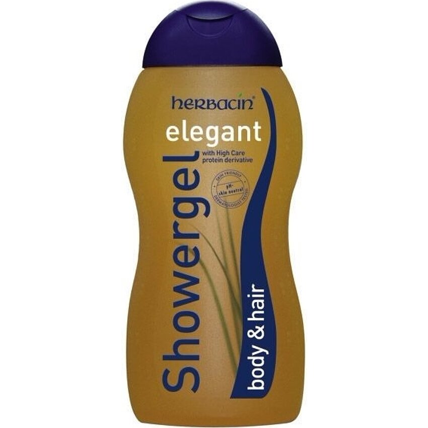 Gel duș și șampon Elegant, Herbacin, 300 ml