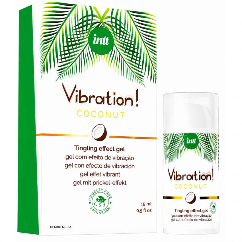 Gel Vegan Vibration Coconut Intt 15 ml Efect Pulsatoriu