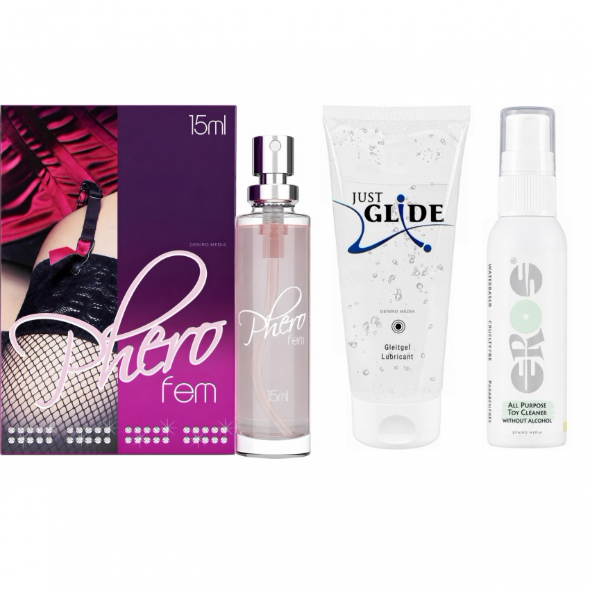 Kit Seducție Intensă: Atracție, Alunecare, Igienă