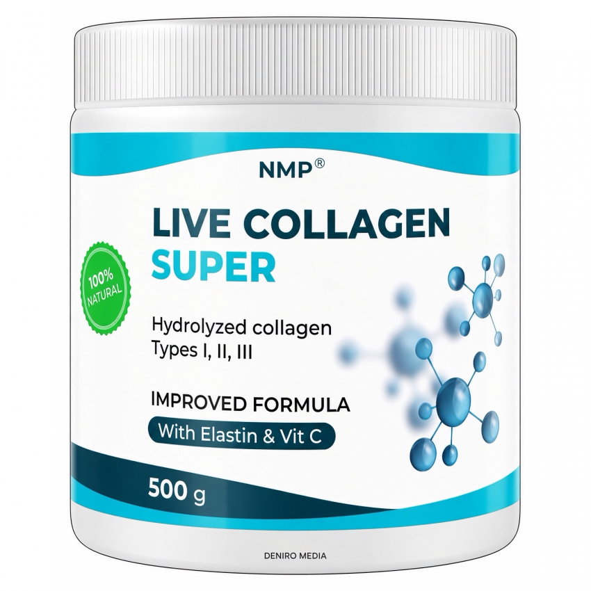Live Collagen Super Colagen Lichid Cu Vitamină C 500g