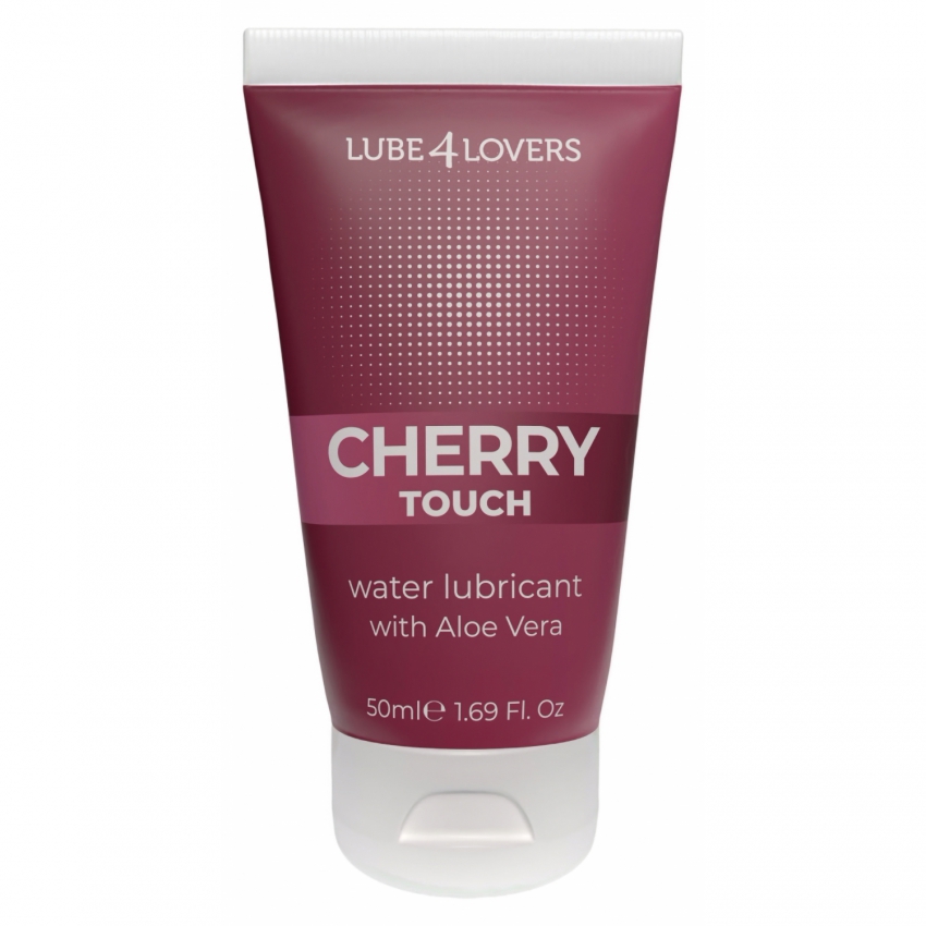Lubrifiant Cherry Touch cu Aloe 50 ml — alunecare instantă