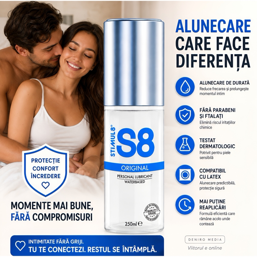 Lubrifiant S8 Waterbase Autentic 250ml