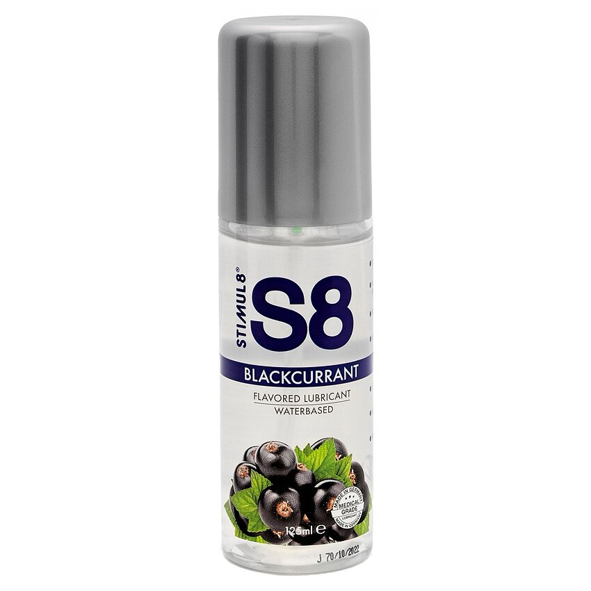 Lubrifiant S8 WB Flavored Lube Coacăze Negre 125ml