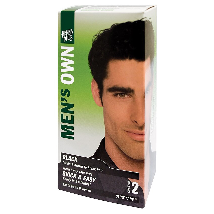 Mens Own Vopsea Păr Bărbați Black Hennaplus