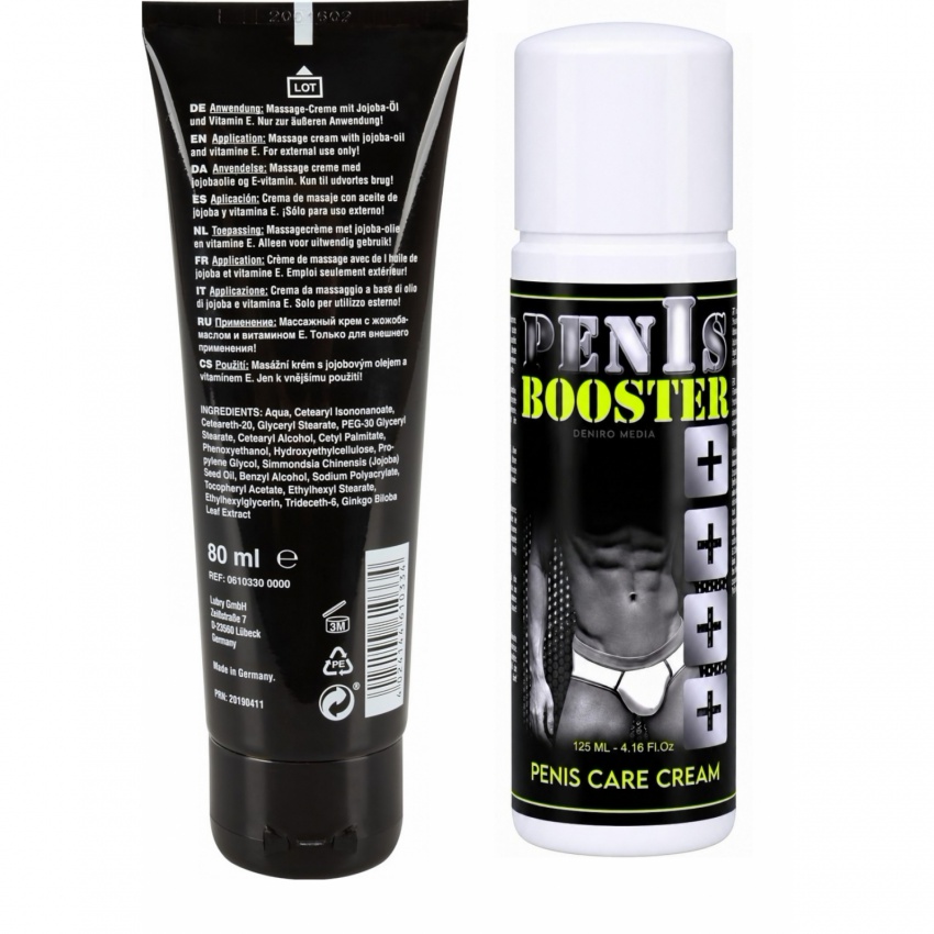 Pachet Cremă Erecție Penis XXL + Cremă Pentru Potență Penis Booster