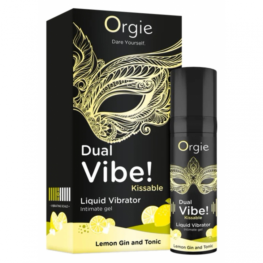 Orgie Dual Vibe Lemon Gin And Tonic Gel 15 ml