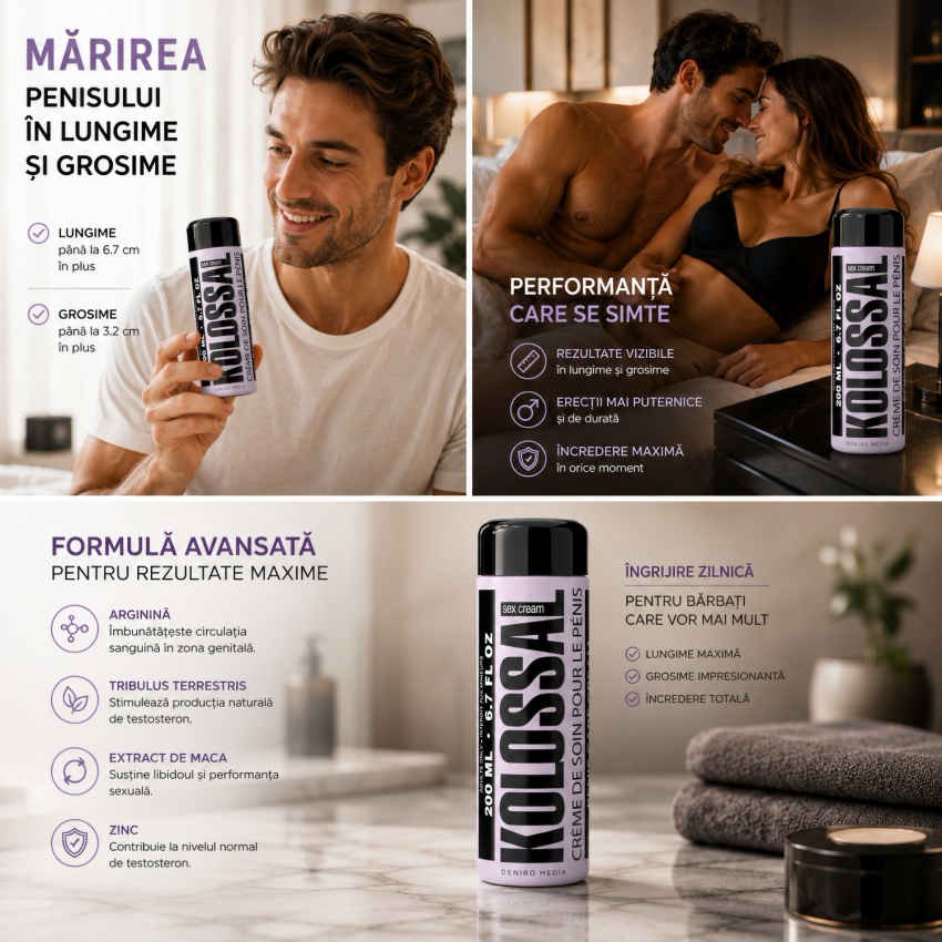 Cremă Creștere Penis Kolossal 200ml