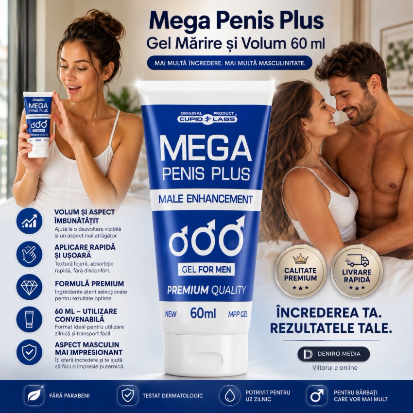 Pachet Parfum cu Feromoni Pheromen 15ml Și Gel Mărire Membru Mega Mădular Plus 65ml