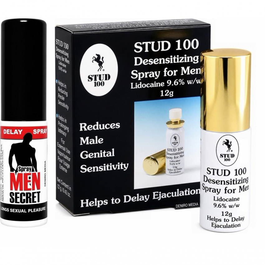 Pachet Spray Ejaculare Precoce Men Secret 15ml + Spray Stud 100 Original