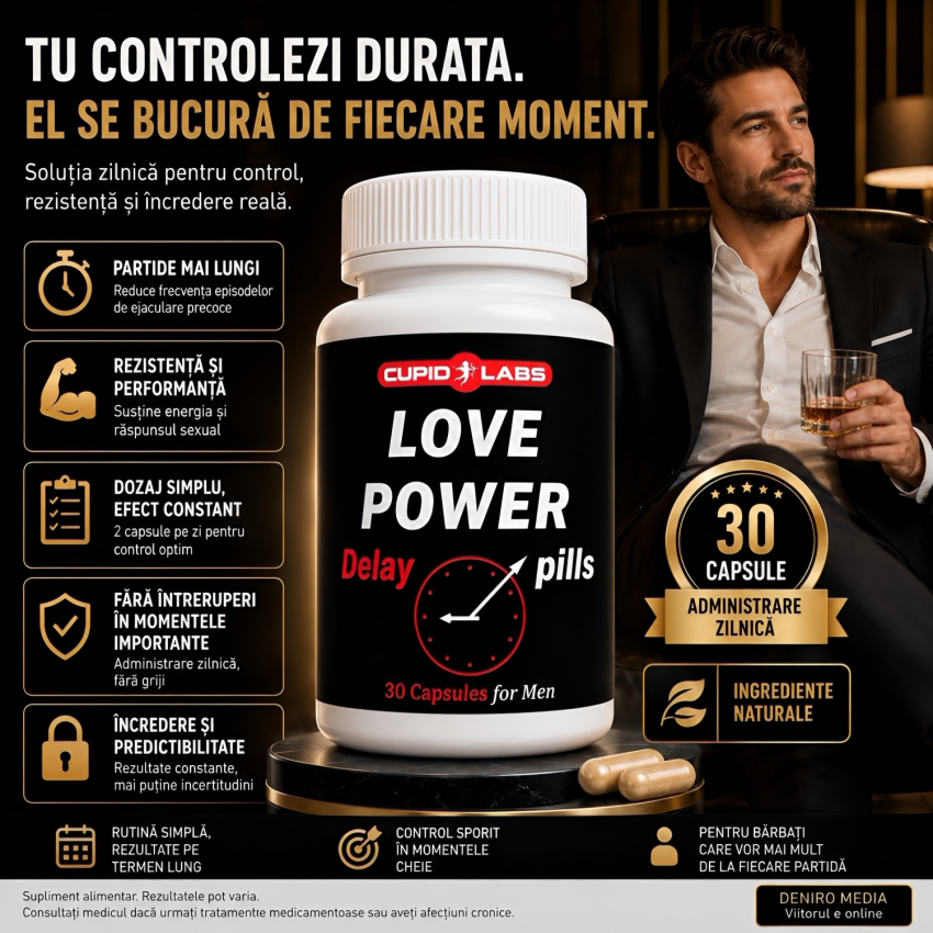Pastile Ejaculare Neașteptată Love Power 30capsule