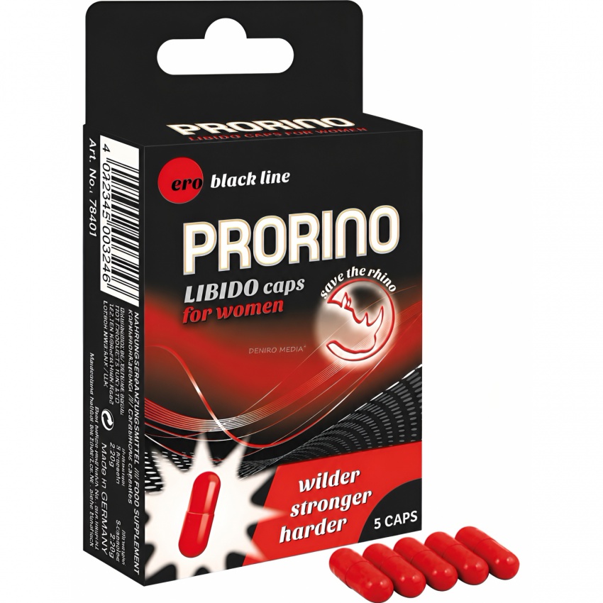 Pastile Femei Prorino Libido Caps 5 capsule