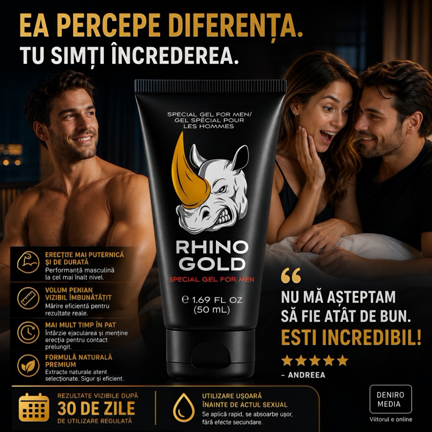 Rhino Gold Gel Mărire Mădular 50ml