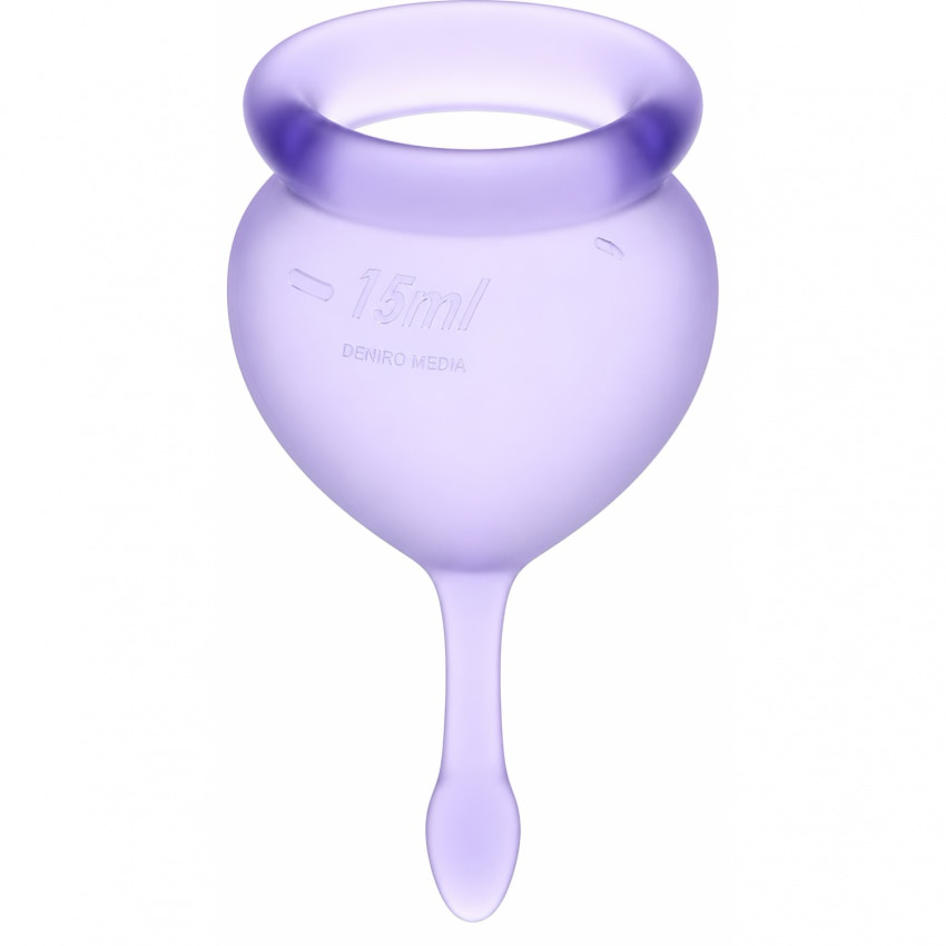 Satisfyer Feel Good Menstrual Cup Set Lila