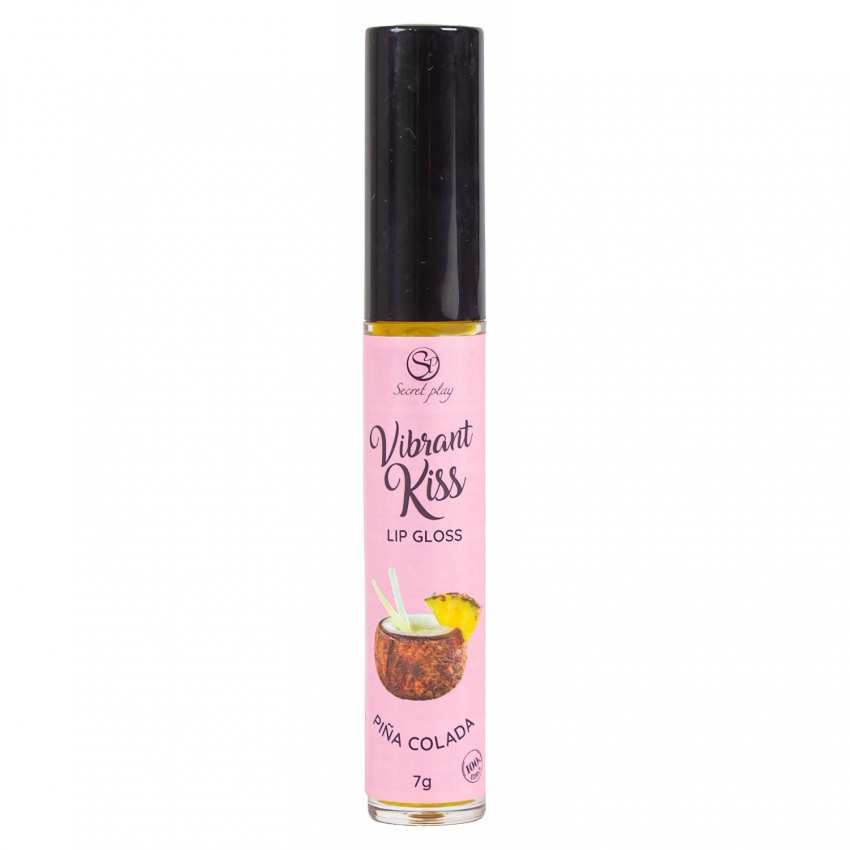 Secret Play Vibrant Kiss — Gloss Pina Colada cu Vibrații
