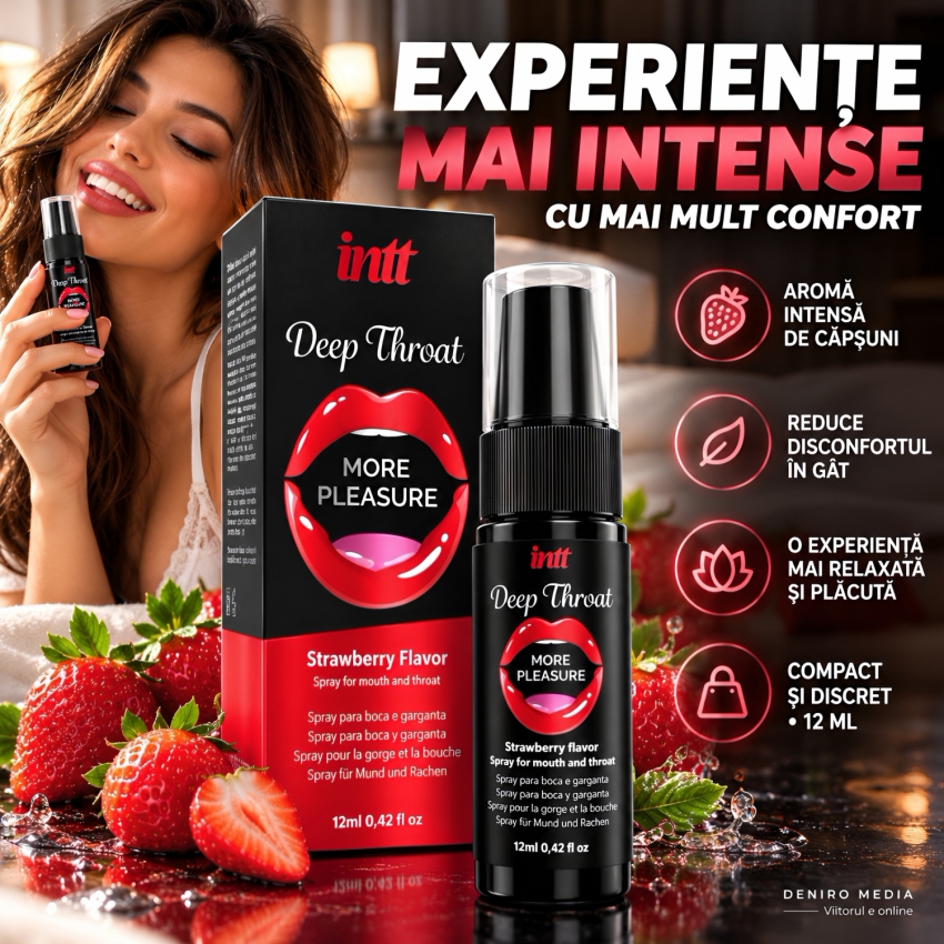 Spray Pentru Supt Mai Profund Cu Căpşuni 12 ml