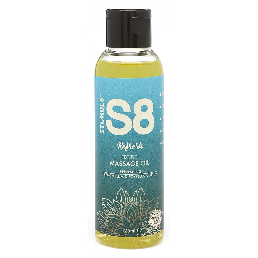 Ulei de Masaj S8 Prune & Bumbac 125ml