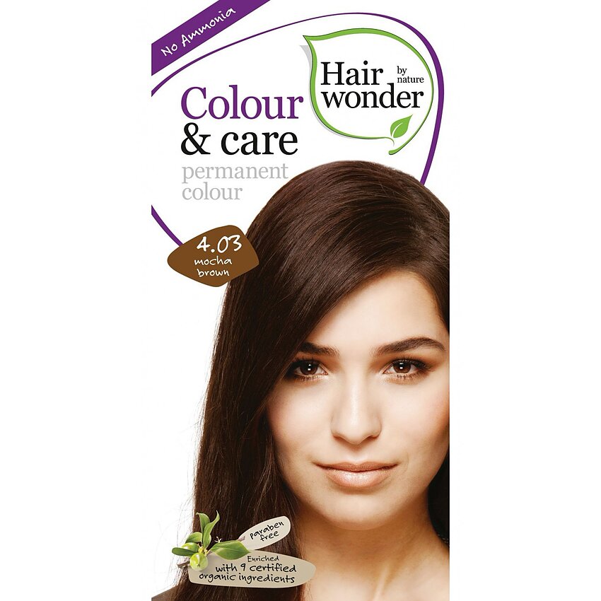Vopsea Păr Naturală Colour And Care 4.03 Mocha Brown Hairwonder